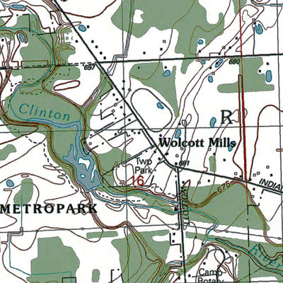 Western Michigan University MI-Armada: Authoritative US Topos 1991 digital map