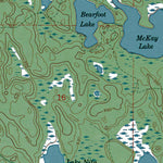 Western Michigan University MI-Au Sable Point SE: Authoritative US Topos 1966 digital map