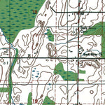 Western Michigan University MI-Bark River: Authoritative US Topos 1989 digital map