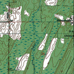 Western Michigan University MI-Bark River: Authoritative US Topos 1989 digital map