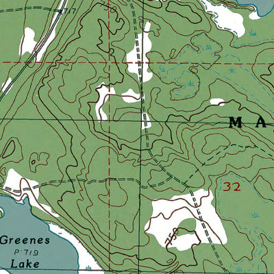 Western Michigan University MI-Beaver Island North: Authoritative US Topos 1986 digital map