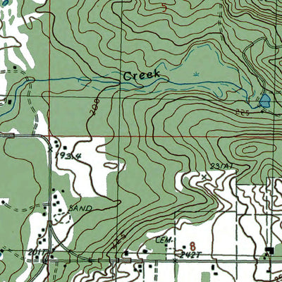 Western Michigan University MI-Bellaire: Authoritative US Topos 1985 digital map