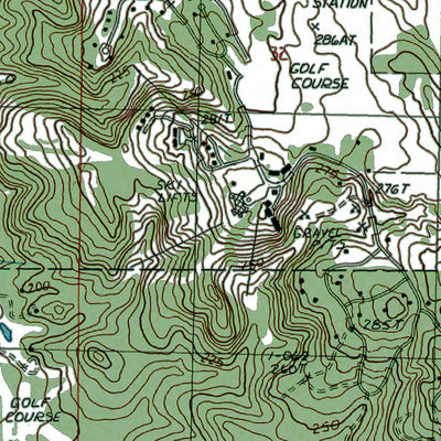 Western Michigan University MI-Bellaire: Authoritative US Topos 1985 digital map