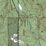Western Michigan University MI-Bergland NE: Authoritative US Topos 1999 digital map