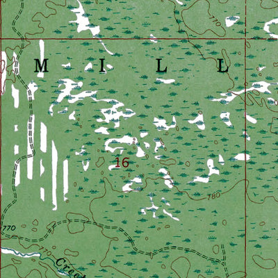 Western Michigan University MI-Betsy Lake SW: Authoritative US Topos 1968 digital map