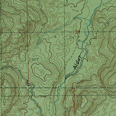 Western Michigan University MI-Big Bay: Authoritative US Topos 1985 digital map
