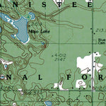 Western Michigan University MI-Big Blue Lake: Authoritative US Topos 1985 digital map