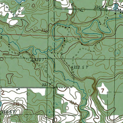 Western Michigan University MI-Bristol: Authoritative US Topos 1987 digital map