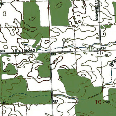Western Michigan University MI-Brockway: Authoritative US Topos 1961 digital map