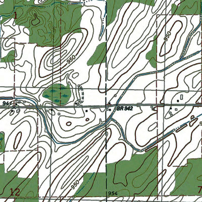 Western Michigan University MI-Burlington: Authoritative U.S. Topo 1978 digital map