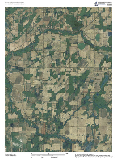 Western Michigan University MI-Burlington: GeoChange 1978-2012 digital map