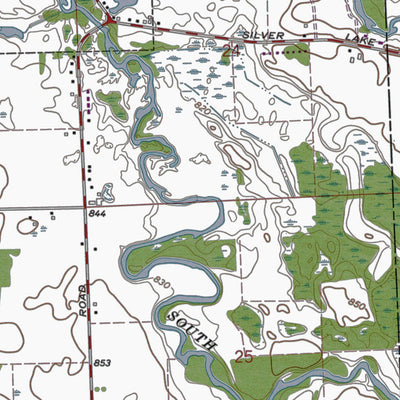 Western Michigan University MI-Byron: Authoritative US Topos 1969 digital map