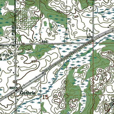 Western Michigan University MI-Chelsea: Authoritative US Topos 1973 digital map