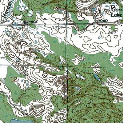 Western Michigan University MI-Clare: Authoritative US Topos 1983 digital map