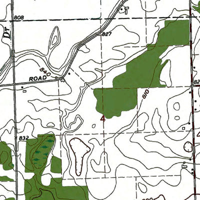 Western Michigan University MI-Clayton: Authoritative US Topos 1979 digital map