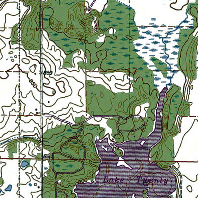 Western Michigan University MI-Coleman NE: Authoritative US Topos 1969 digital map