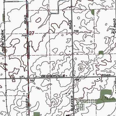 Western Michigan University MI-Colling: Authoritative US Topos 1963 digital map