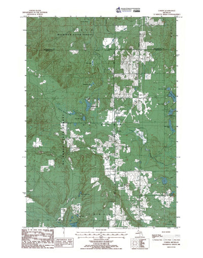 Western Michigan University MI-Comins: Authoritative US Topos 1986 digital map