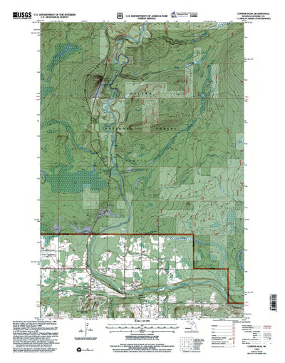 Western Michigan University MI-Copper Peak: Authoritative US Topos 1999 digital map