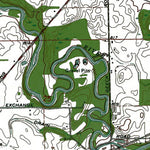 Western Michigan University MI-Corunna: Authoritative US Topos 1972 digital map
