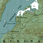Western Michigan University MI-Crooked Lake: Authoritative US Topos 1986 digital map