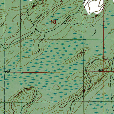 Western Michigan University MI-Cunard: Authoritative US Topos 1989 digital map