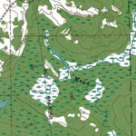 Western Michigan University MI-Curtis West: Authoritative US Topos 1972 digital map