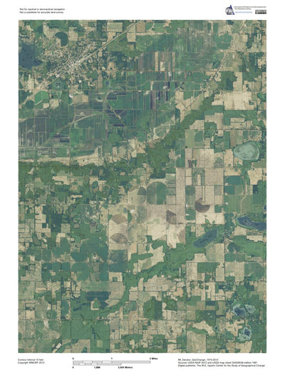 Western Michigan University MI-Decatur: GeoChange 1975-2012 digital map