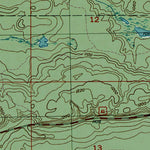 Western Michigan University MI-Delaware: Authoritative US Topos 1997 digital map