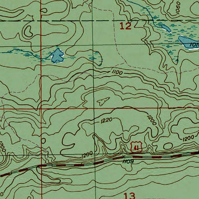 Western Michigan University MI-Delaware: Authoritative US Topos 1997 digital map