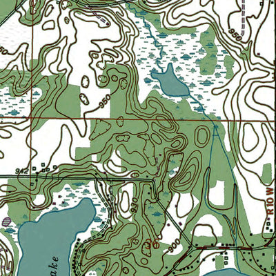 Western Michigan University MI-Delton: Authoritative U.S. Topo 1961 digital map