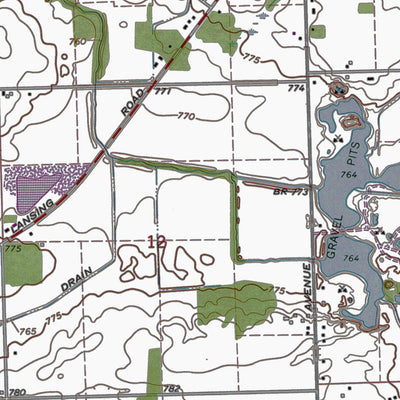 Western Michigan University MI-Durand: Authoritative US Topos 1969 digital map