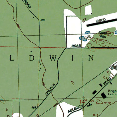 Western Michigan University MI-East Tawas: Authoritative US Topos 1989 digital map