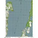 Western Michigan University MI-Elk Rapids: Authoritative US Topos 1983 digital map