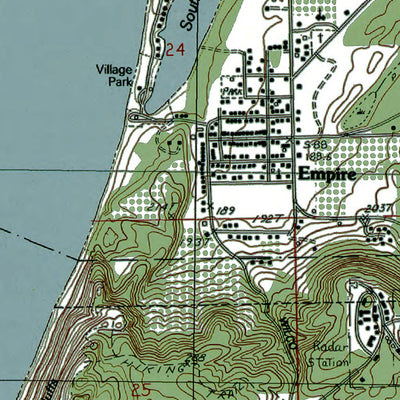 Western Michigan University MI-Empire: Authoritative US Topos 1998 digital map