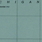 Western Michigan University MI-Fairport: Authoritative US Topos 1985 digital map