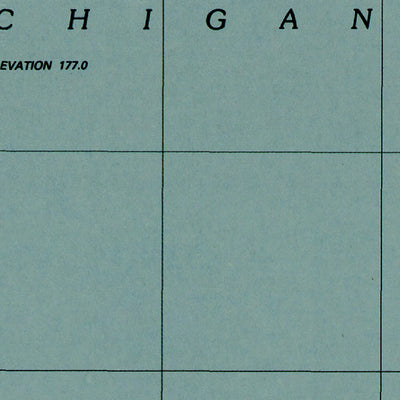 Western Michigan University MI-Fairport: Authoritative US Topos 1985 digital map