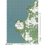 Western Michigan University MI-Fayette: Authoritative US Topos 1985 digital map