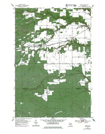 Western Michigan University MI-Fibre: Authoritative US Topos 1953 digital map
