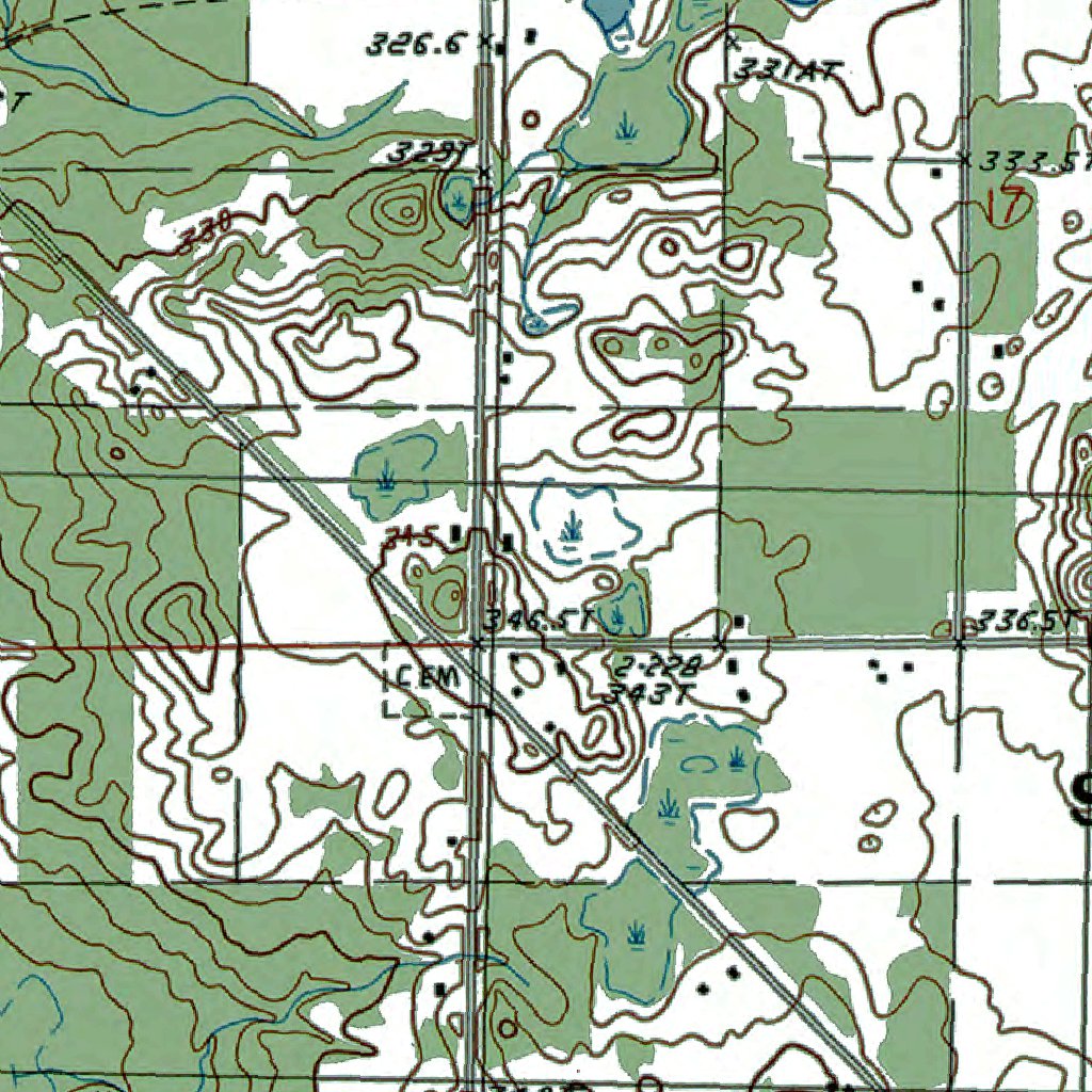 MI-Fife Lake: Authoritative US Topos 1985 Map by Western Michigan ...