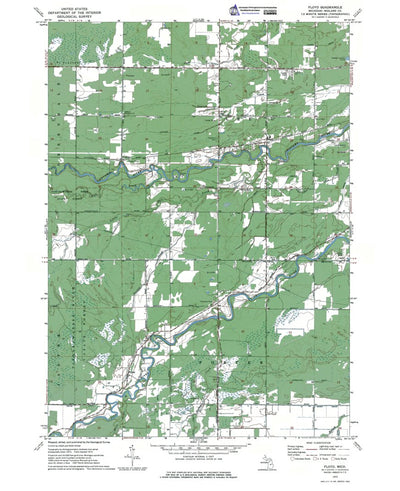 Western Michigan University MI-Floyd: Authoritative US Topos 1973 digital map