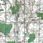 Western Michigan University MI-Gaylord: Authoritative US Topos 1986 digital map