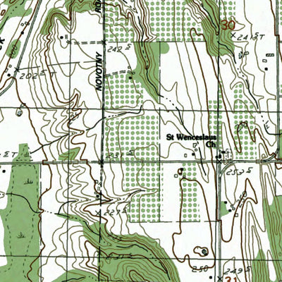 Western Michigan University MI-Gills Pier: Authoritative US Topos 1983 digital map