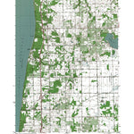 Western Michigan University MI-Glenn: Authoritative US Topos 1981 digital map
