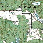 Western Michigan University MI-Glennie: Authoritative US Topos 1989 digital map