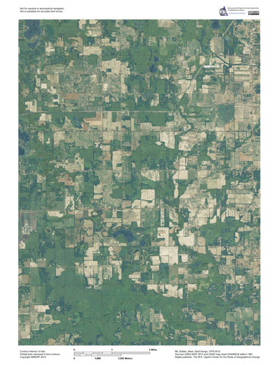 Western Michigan University MI-Gobles West: GeoChange 1976-2012 digital map