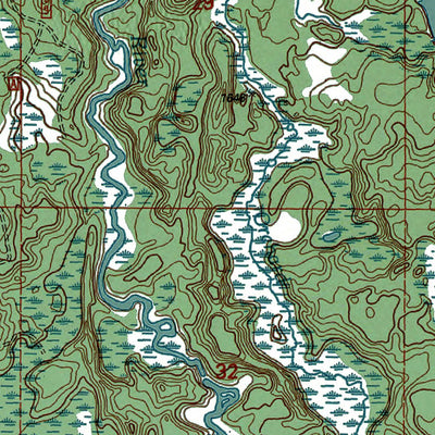 Western Michigan University MI-Gogebic: Authoritative US Topos 1999 digital map
