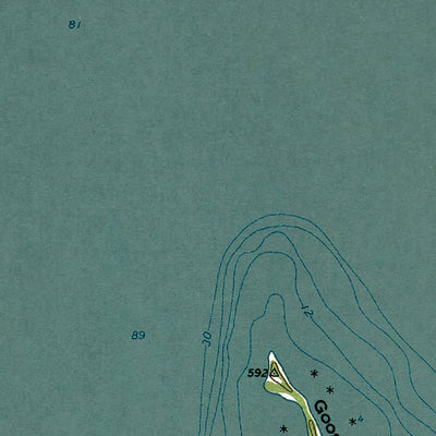 Western Michigan University MI-Goose Island: Authoritative US Topos 1964 digital map