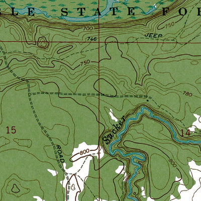 Western Michigan University MI-Grand Marais: Authoritative US Topos 1968 digital map
