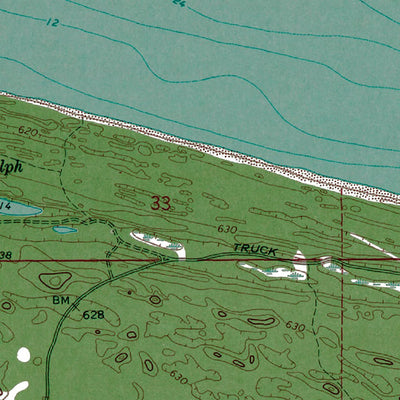 Western Michigan University MI-Grand Marais NE: Authoritative US Topos 1968 digital map